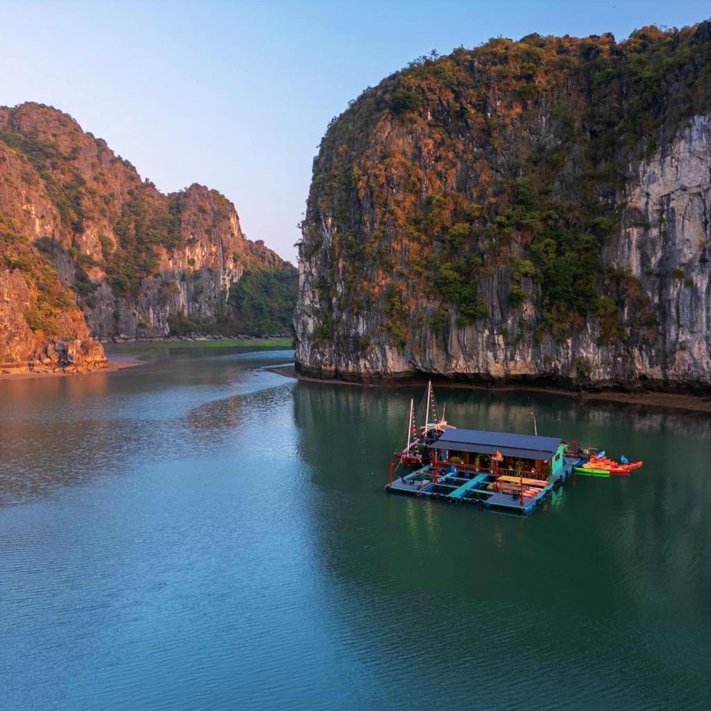 Eco Floating Farm Stay Cai Beo Chan Chau Exteriér fotografie